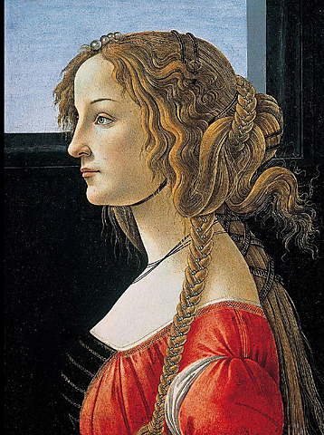 Sandro Botticelli Portrait de Simonetta Vespucci
