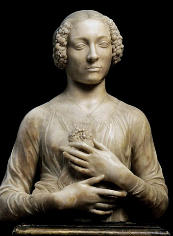Andrea del Verrocchio La Dame au petit bouquet