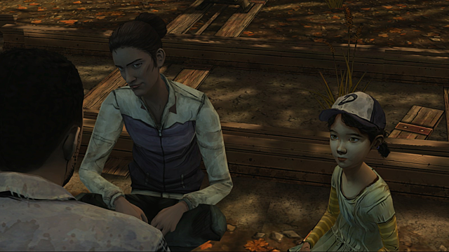 Conversing with Omid and Christa.