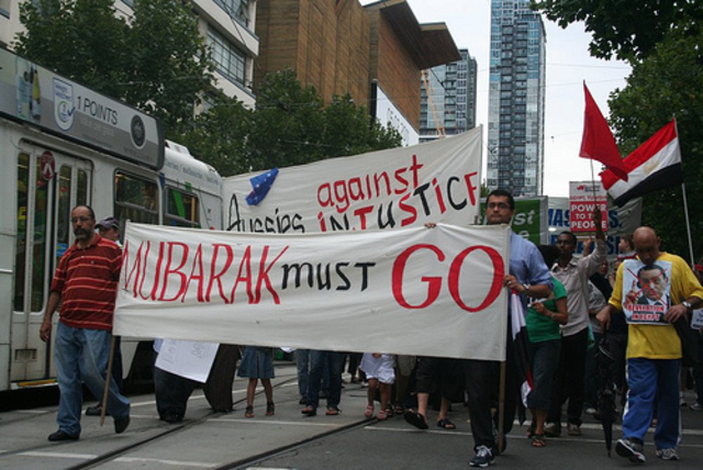 EGYPT: Protests begin