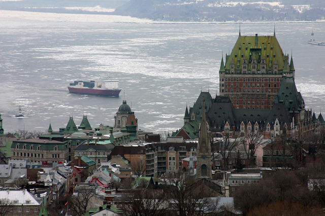 Champlain establishes Quebec City