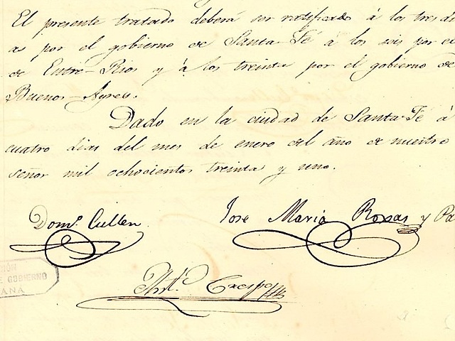 Firma del Pacto Federal
