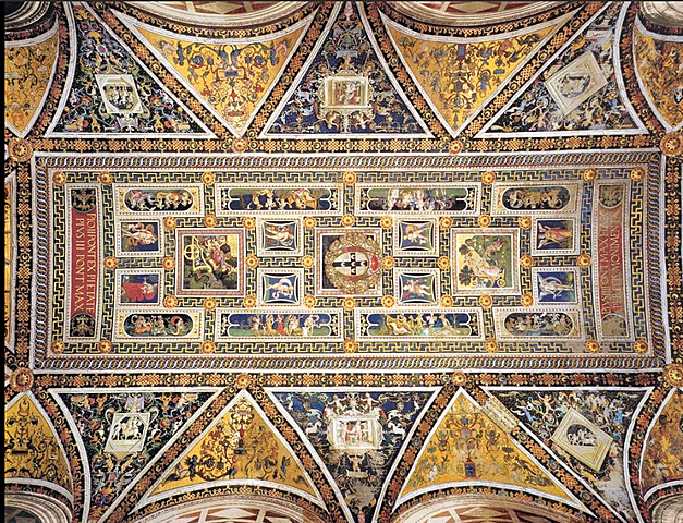 Pinturicchio: Bibliothèque Piccolomini, voûte