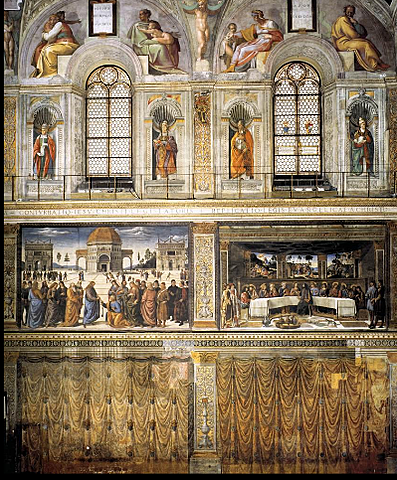 Pérugin, Botticelli, Ghirlandaio, Pinturicchio, Rosselli et coll