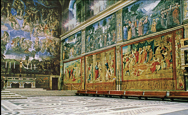 Atelier de Pieter van Aelst(réalisation) d’aprèsRaphaël(conception)Actes des Apôtres Pierre et Paul