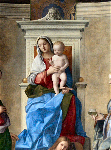 Giovanni Bellini: Retable de San Zaccaria, détail