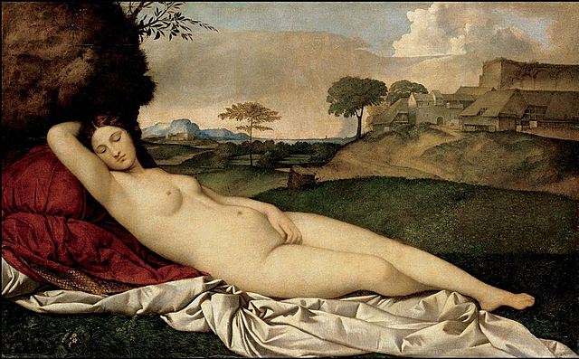 Giorgione: Vénus endormie