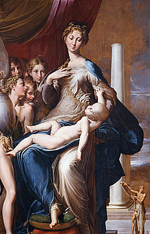 Le Parmesan: La  Vierge au long cou