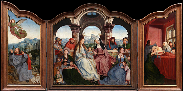 Quentin Metsys: Triptyque de la parenté de sainte Anne