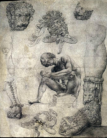 Jan Gossart: Etudes d’après l’antique