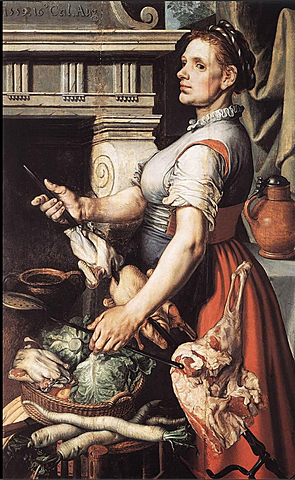 Pieter Aertsen: Cuisinière
