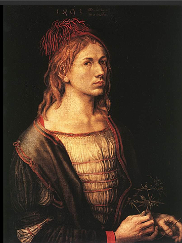 Albrecht Dürer: Autoportrait à l’âge de 22 ans
