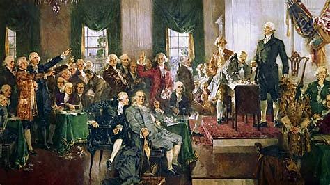 the official signing of the declaration of independence