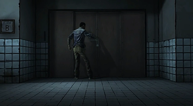 Finding a way out the morgue.