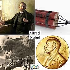 ALFRED NOBEL INVENTA LA DINAMITA