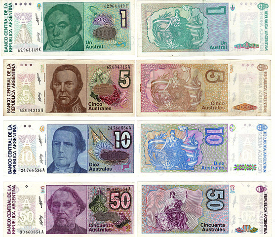 Origen del Austral (A)