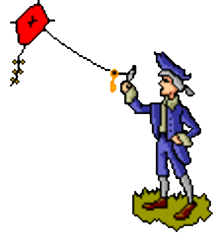 Benjamin Franklin and his Lightning Rod