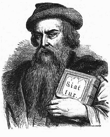 Primera impresión de la biblia.