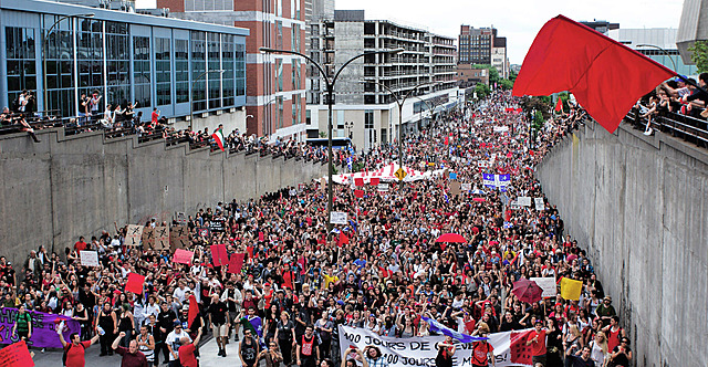 1996 Serious riots in Quebec City