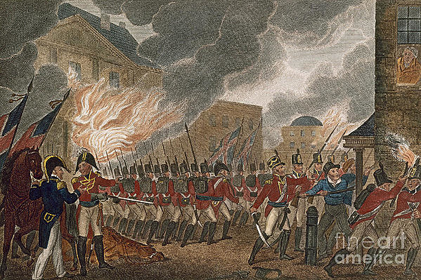 1814 Washington captured and burned by British