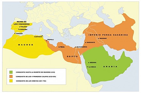 La expansión islámica
