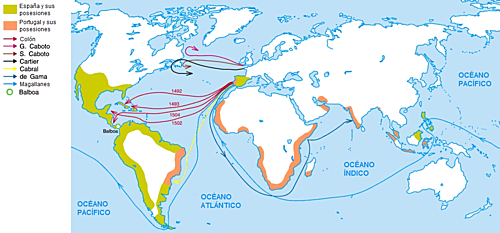 Discovery of America and the discovery of the passage to the East Indies