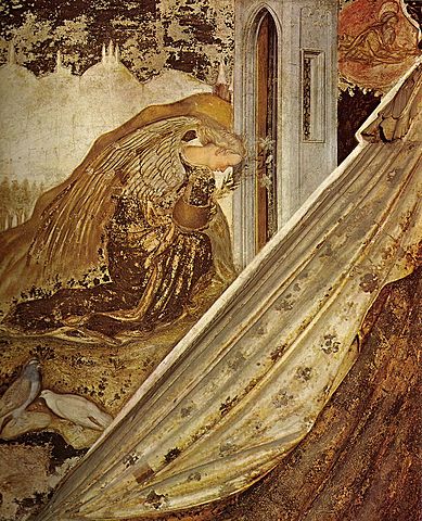 Pisanello, Annunciazione in Monumento Brenzoni