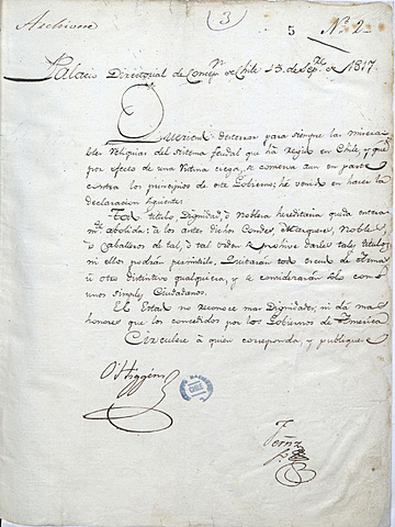 ABOLICIÓN TITULOS DE NOBLEZA