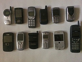 todos los teléfonos usados por mi familia de