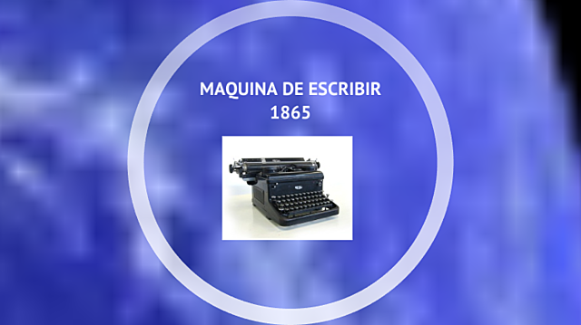 primera maquina de escribir