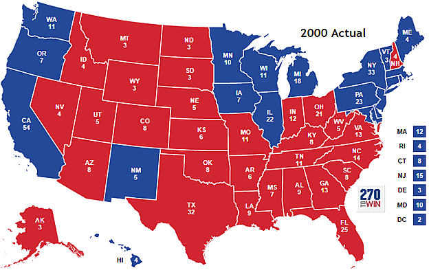 Elección anti-democrática de George Bush