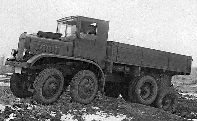 Грузовики повышенной проходимости ЯГ-12