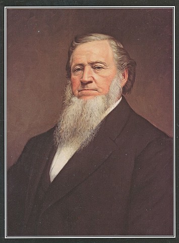 Brigham young leads 5000 Mormons to Utah