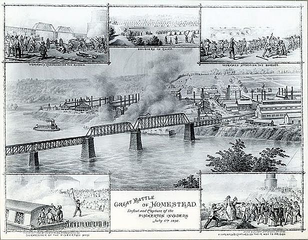 Battle at Homestead Steel