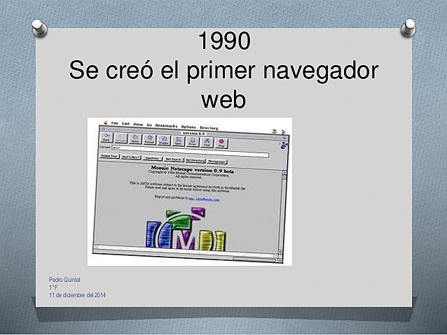 se creó el primer navegador web.