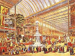 Surgió la primera Expo universal  "Expo del palacio de cristal".