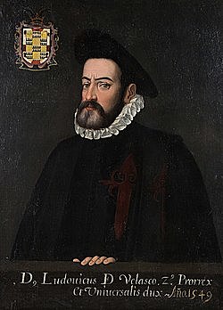 Luis Velasco inaugura la Real Universidad