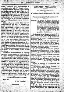 Primer congreso pedagógico Argentino