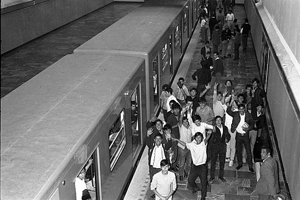Inauguración del Metro de la ciudad de México