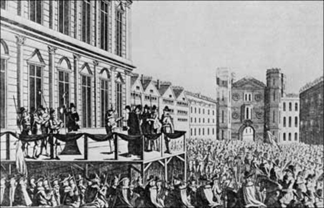 Charles I trial and execution