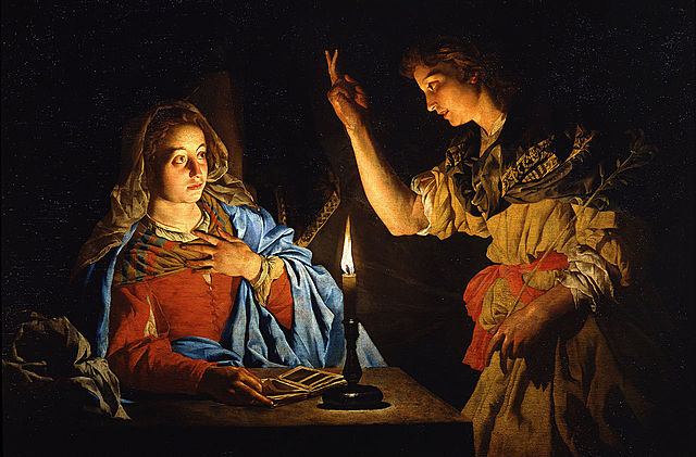 La anunciación (Matthias Stomer)