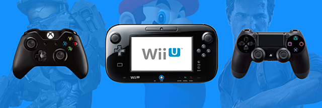 salen la playstation 4 la x-box one y la nintendo wii-u