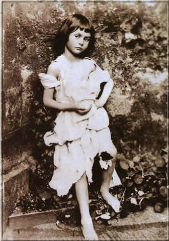 Meets Alice Liddell, the inspiration for his stories