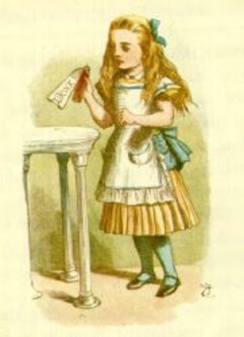 "Through the Looking-Glass", the second Alice book, is published