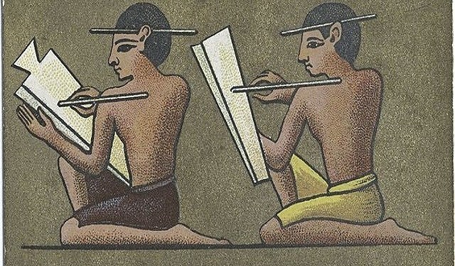 Escribanos de los faraones en Egipto