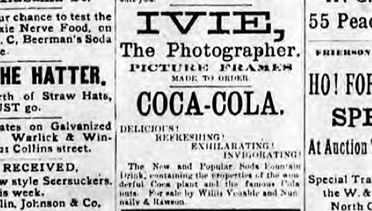 Primer anuncio en periódico.