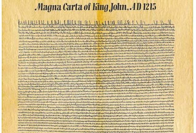 La Carta Magna 1215