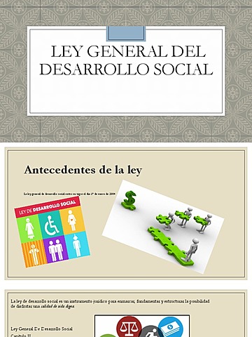 Se publica la Ley General de Desarrollo Social