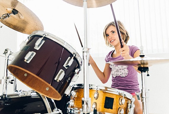 aprendiendo atocar un istrumento