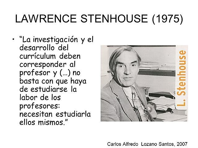 Modelo curricular de Lawrence Stenhouse